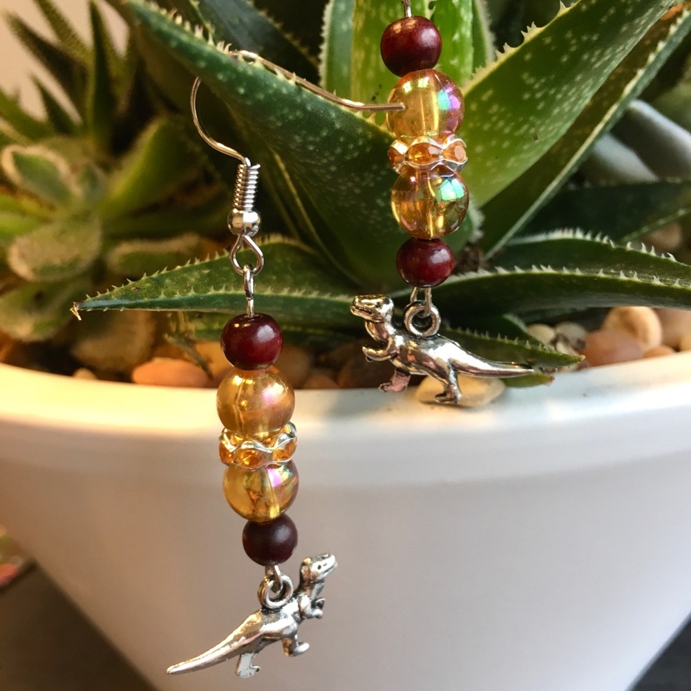 Dinosaur Earrings